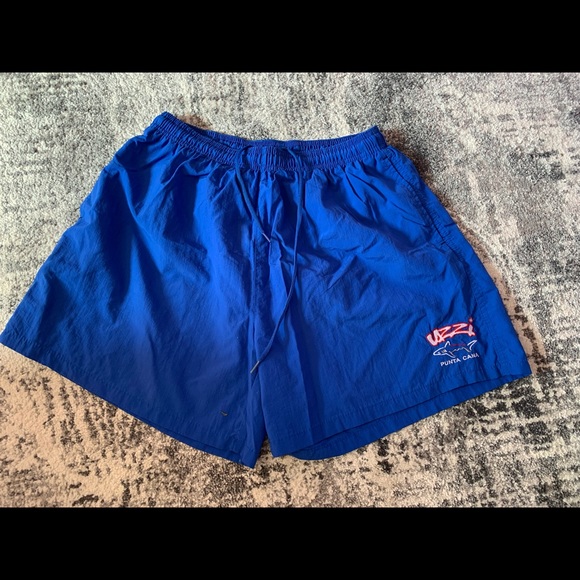 Blue punta cana Dominican Republic shorts that I have previously thrifted - Picture 1 of 4